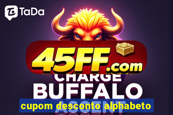 cupom desconto alphabeto